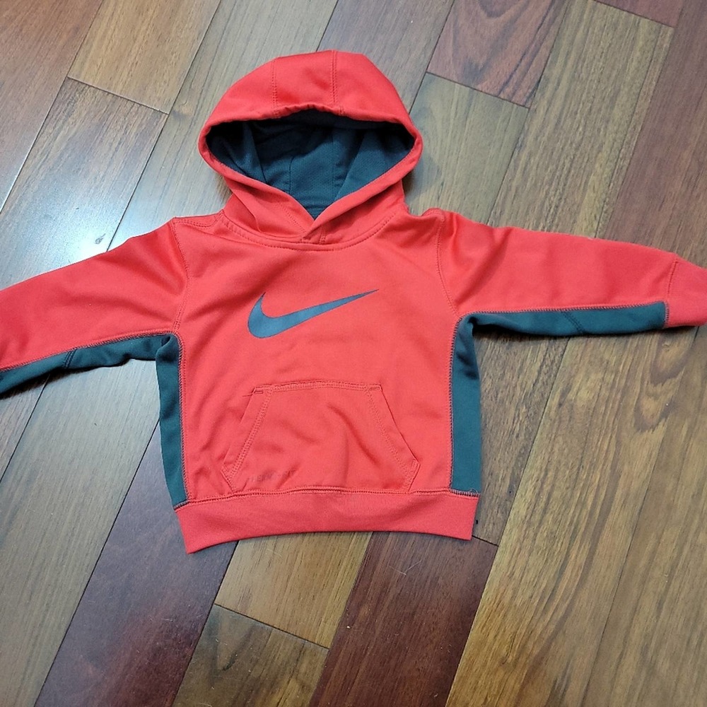 Nike Therma- Fit Toddler Red Hoodie 3623-0553
